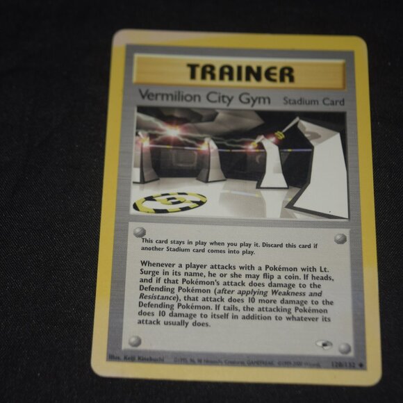 Pokemon Other - Pokemon TCG Vermilion City Gym 120/132 Gym Heroes Uncommon card